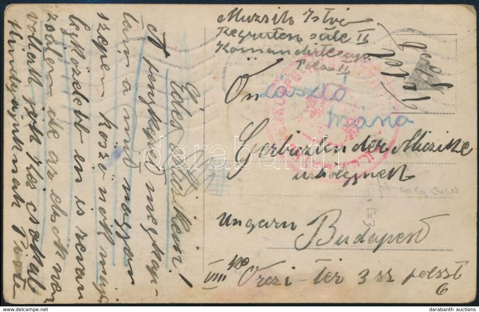 1914 Képeslap / Postcard  'K.u.K. MATROSENKORPS REKRUTENSCHULE' - Other & Unclassified