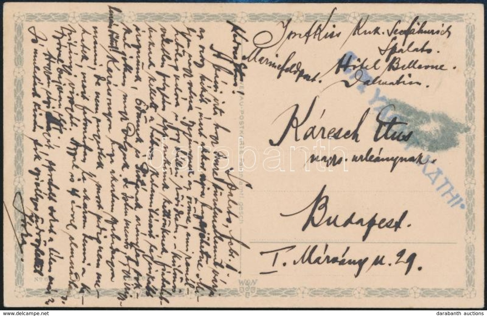 ~1915 Képeslap  / Postcard  'S.M. YACHT KÄTHI' - Sonstige & Ohne Zuordnung