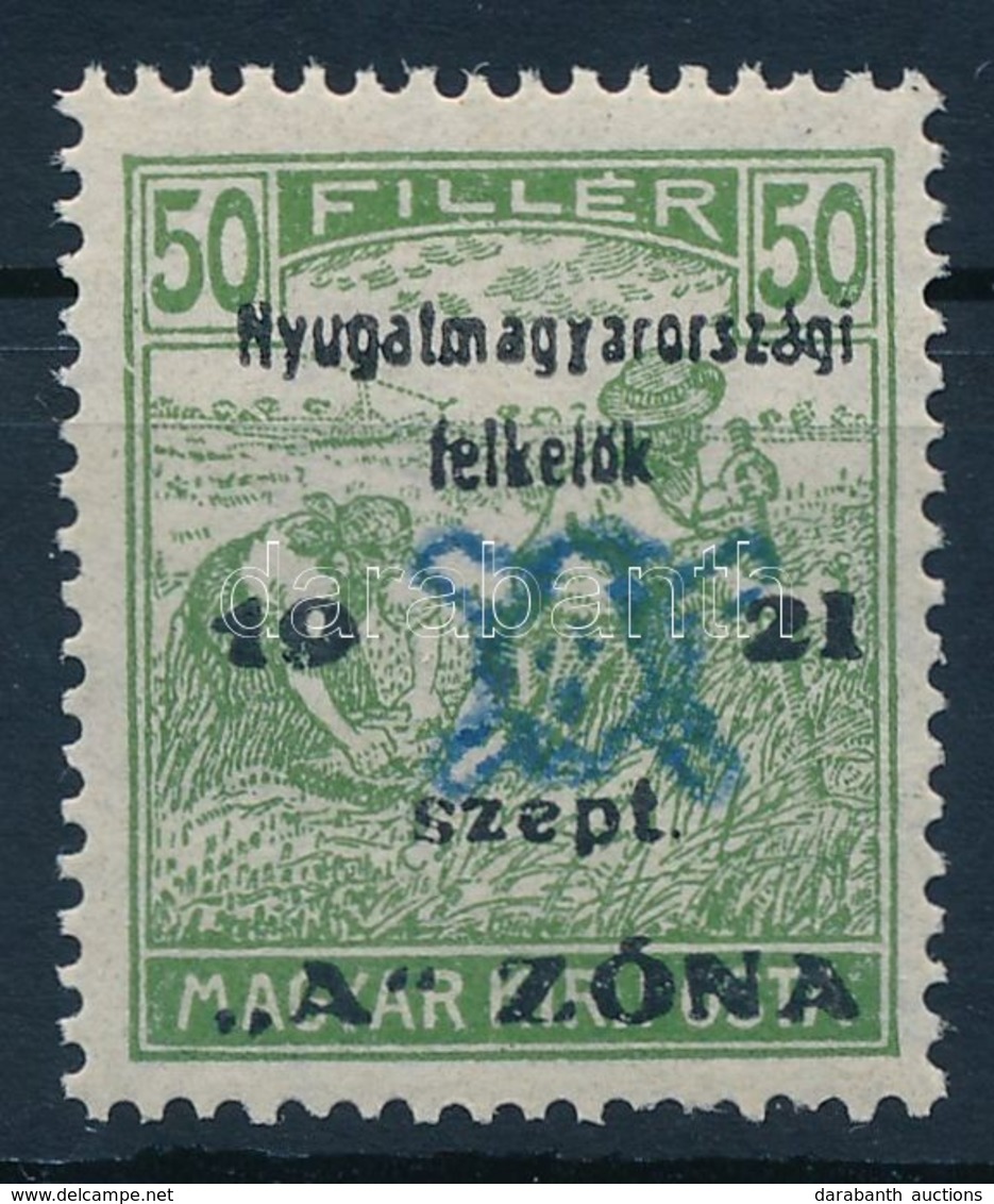 ** Nyugat-Magyarország II. 1921 Arató 50f Garancia Nélkül (18.000) - Other & Unclassified