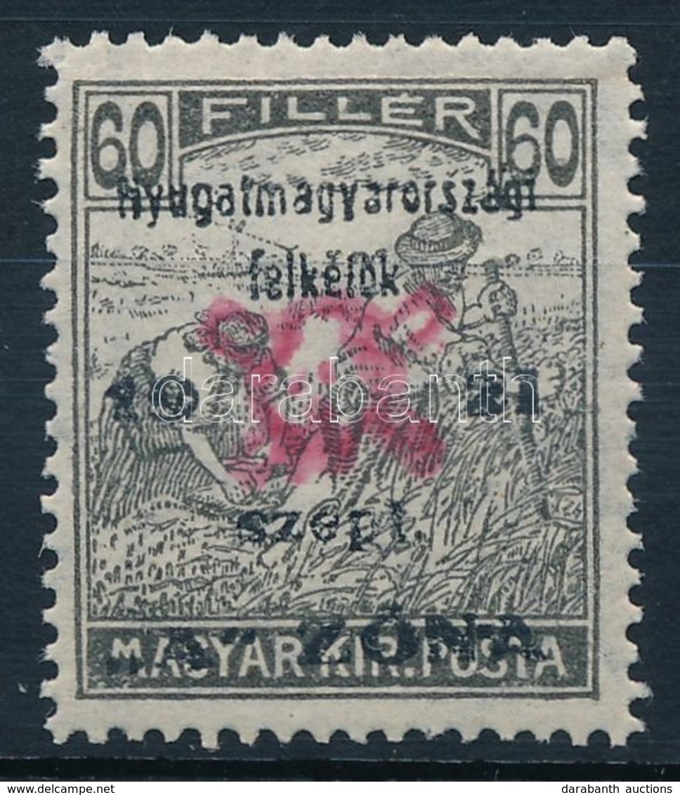 ** Nyugat-Magyarország II. 1921 Arató 60f Garancia Nélkül (19.000) - Sonstige & Ohne Zuordnung