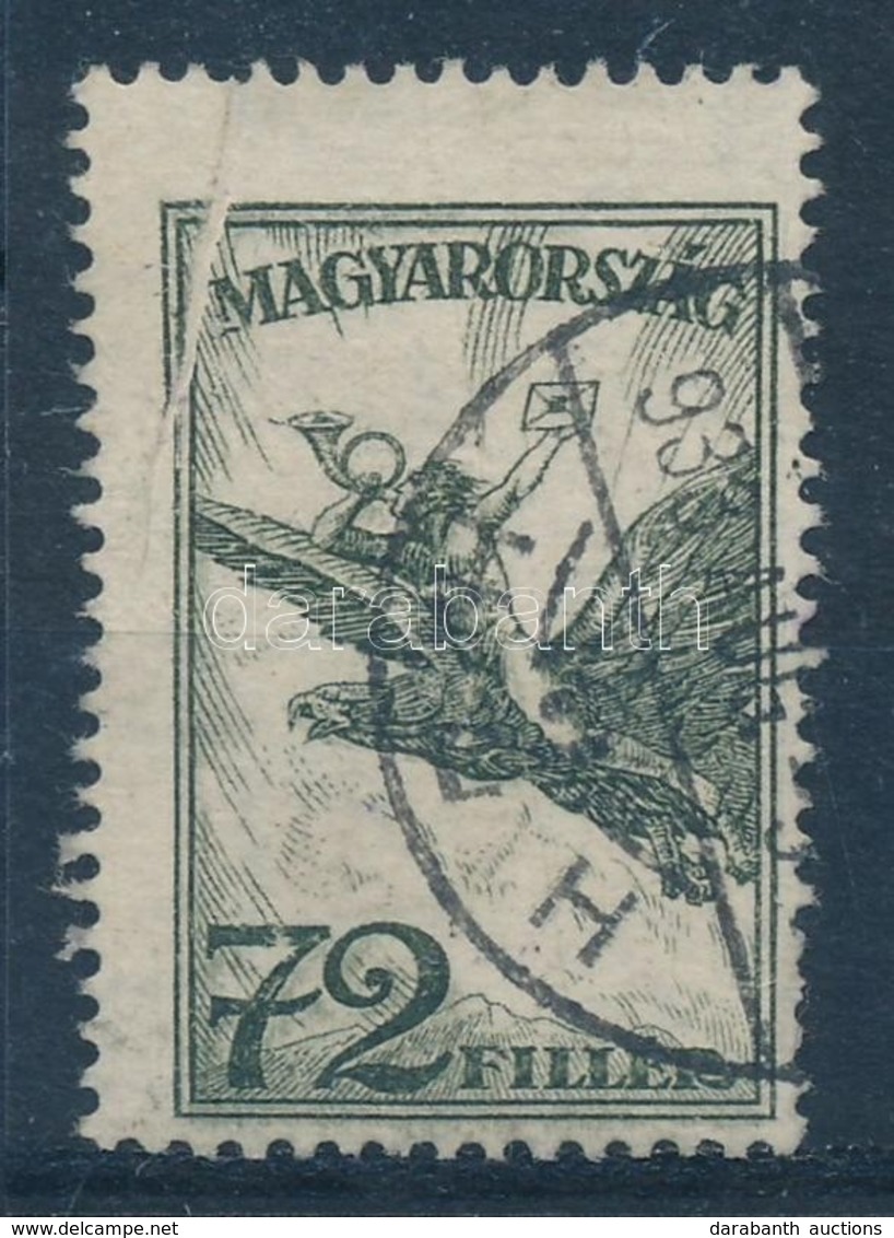 O 1927 Repülő 72f Papírránccal - Sonstige & Ohne Zuordnung