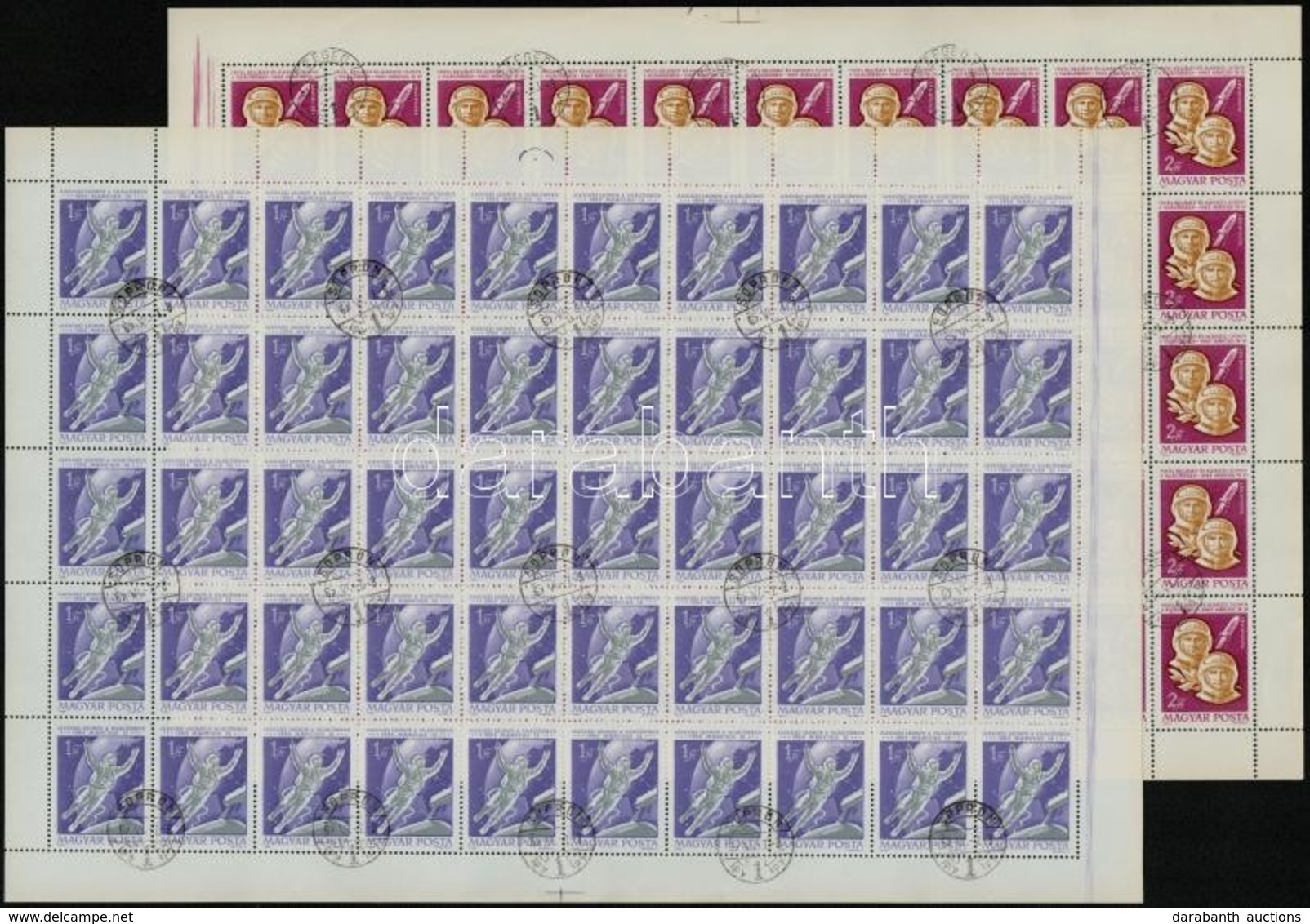 O 1965-1966 VOSTHOD 2 Sor + Közlekedési Múzeum Sor + LUNA 9 (10.800) - Sonstige & Ohne Zuordnung