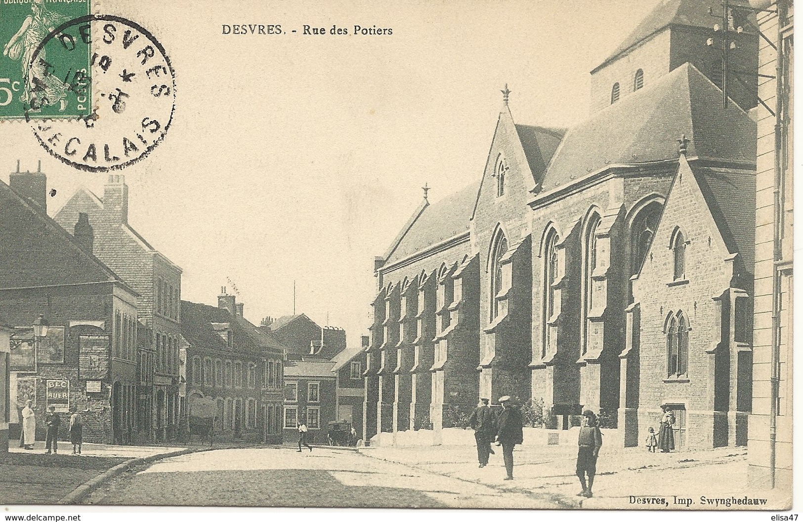 62  DESVRES    RUE  DES  POTIERS - Desvres