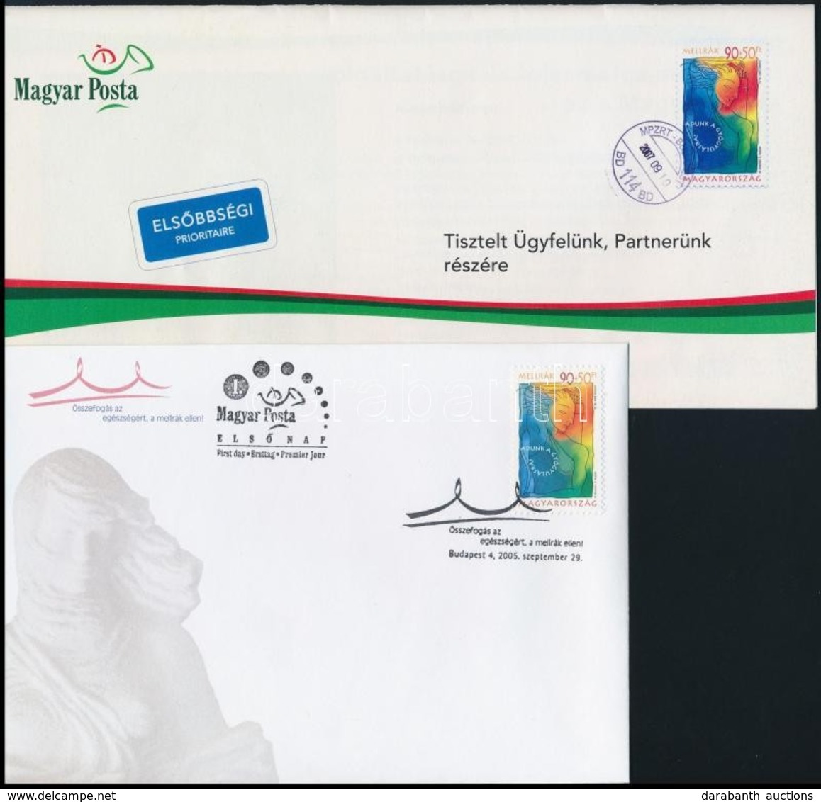2005 Mellrák 1 Db FDC + 1 Db Különleges Postai Reklámküldemény Díjjeggyel - Sonstige & Ohne Zuordnung