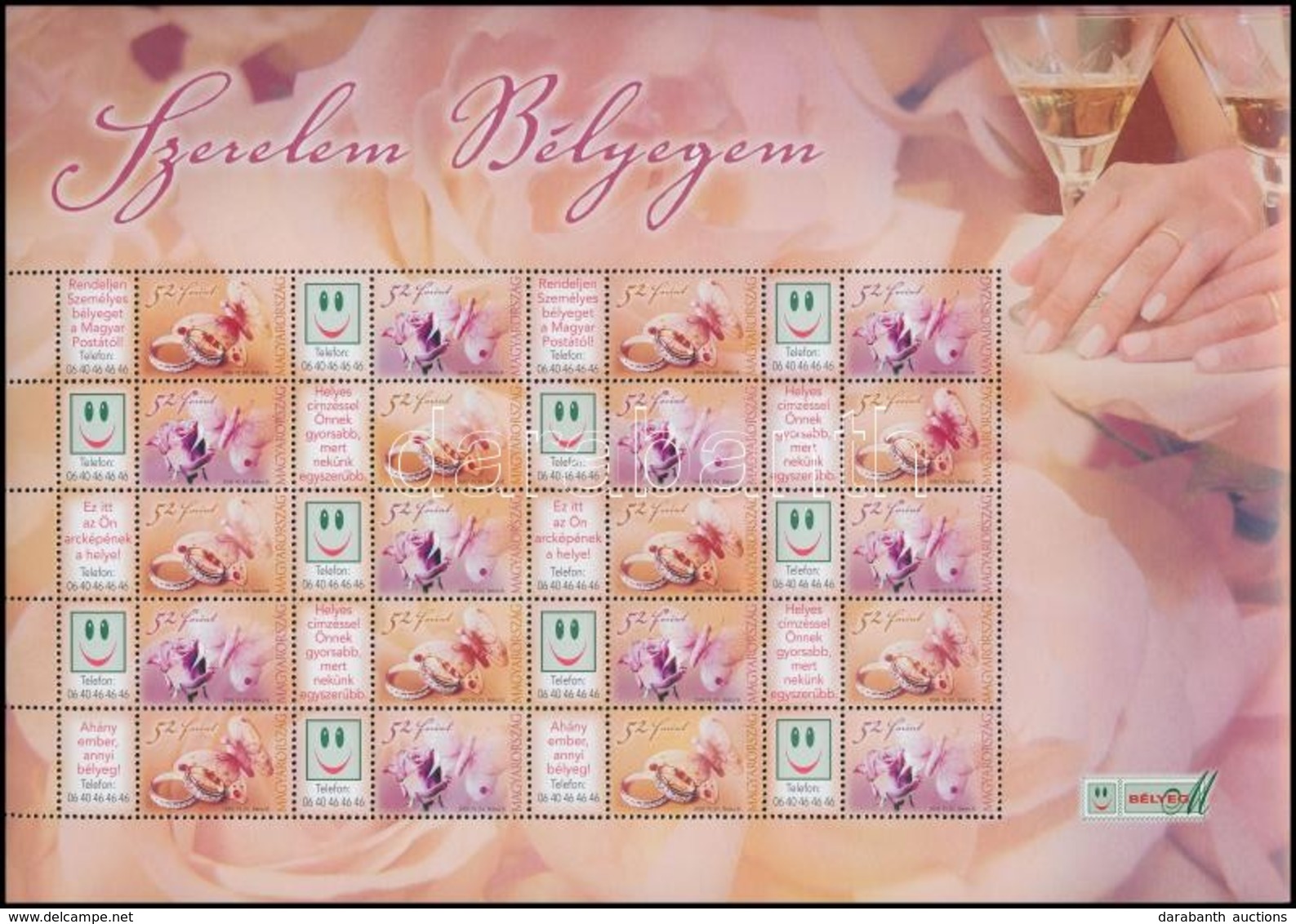 ** 2006 Szerelem Bélyegem Teljes ív (15.000) - Sonstige & Ohne Zuordnung