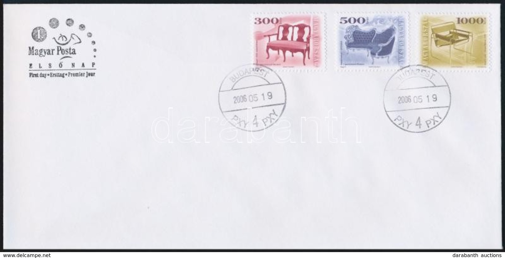 2006 Antik Bútorok IX. Sor FDC-n (Névérték: 1.800) - Other & Unclassified