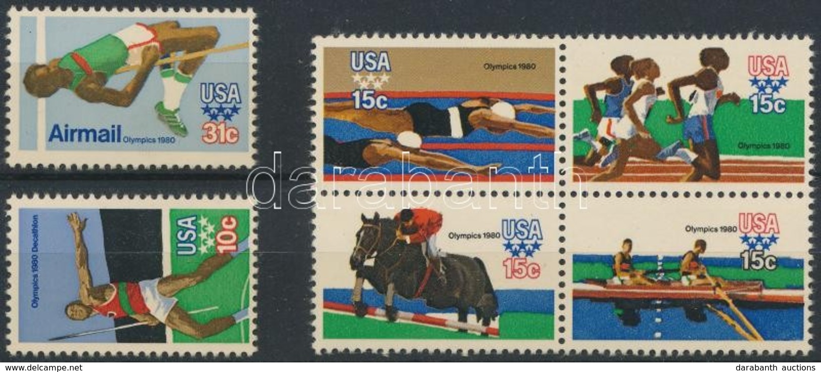 ** 1979 Olimpia Mi 1395, 1398-1401, 1405 - Other & Unclassified