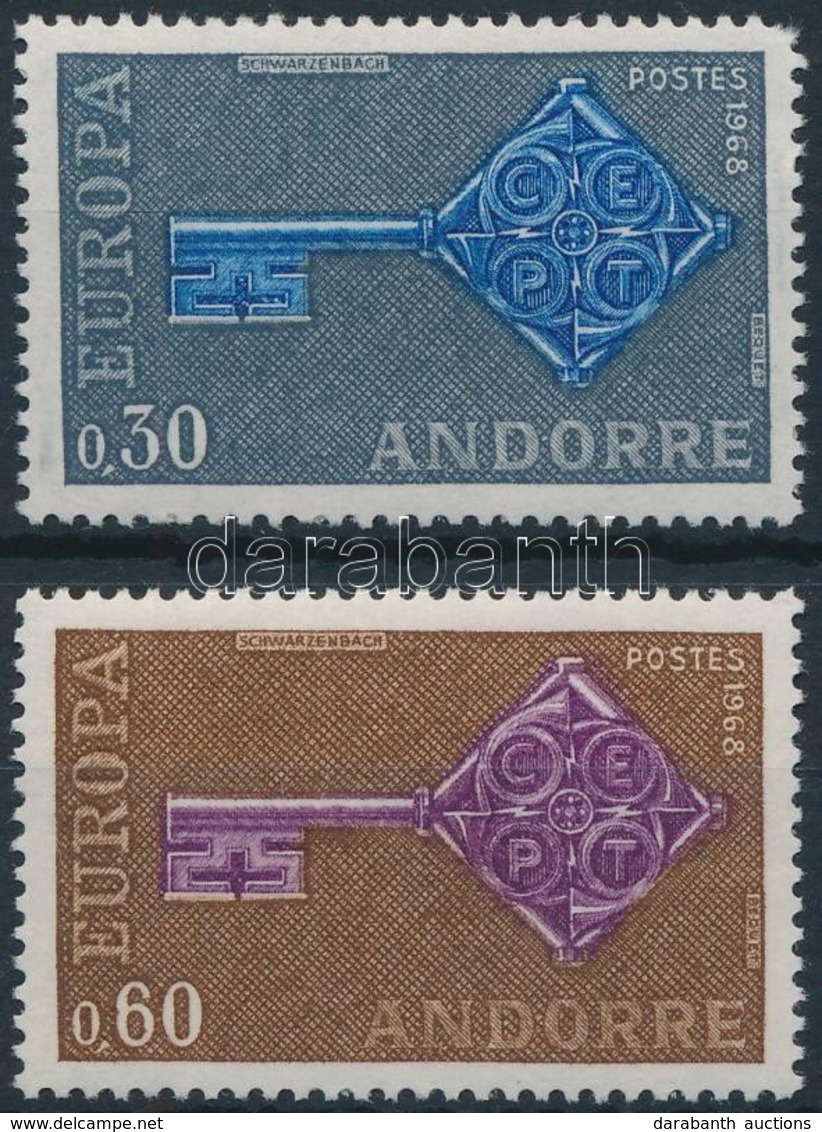 ** 1968 Europa CEPT Sor,
Europa CEPT Set
Mi 208-209 - Sonstige & Ohne Zuordnung