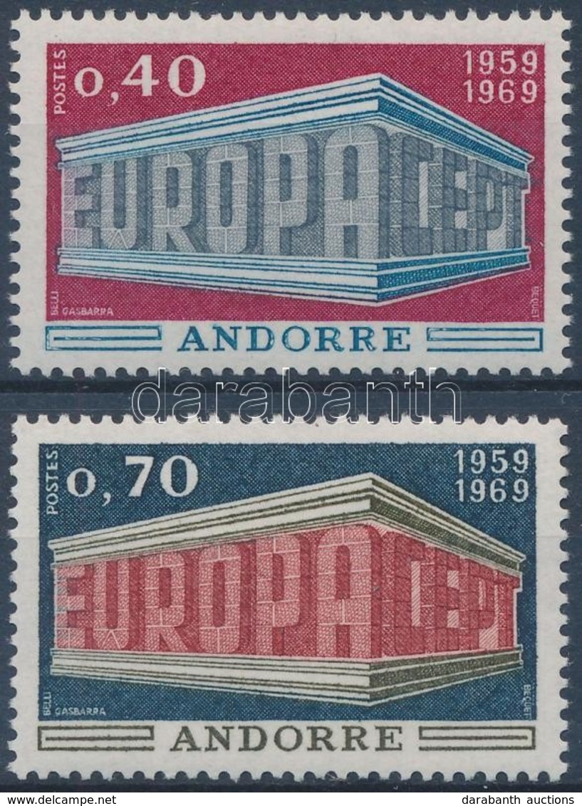 ** 1969 Europa CEPT Sor,
Europa CEPT Set
Mi 214-215 - Otros & Sin Clasificación