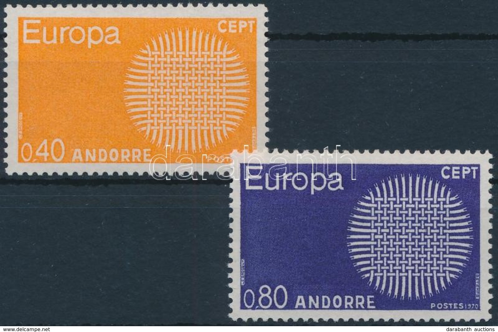 ** 1970 Europa CEPT Sor,
Europa CEPT Set
Mi 222-223 - Other & Unclassified