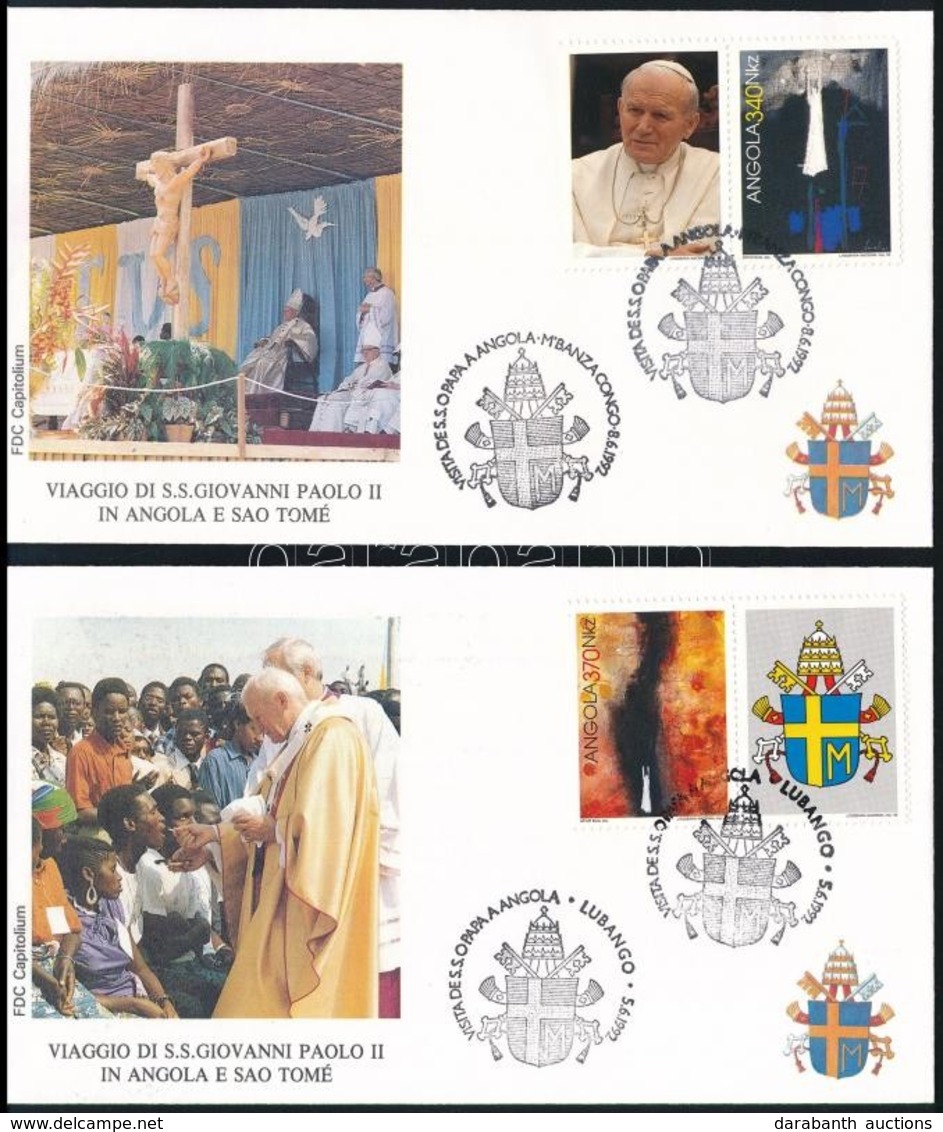 1992 Pápai Látogatás 2 Db Levél,
Papal Visit
Mi 895-896 - Other & Unclassified