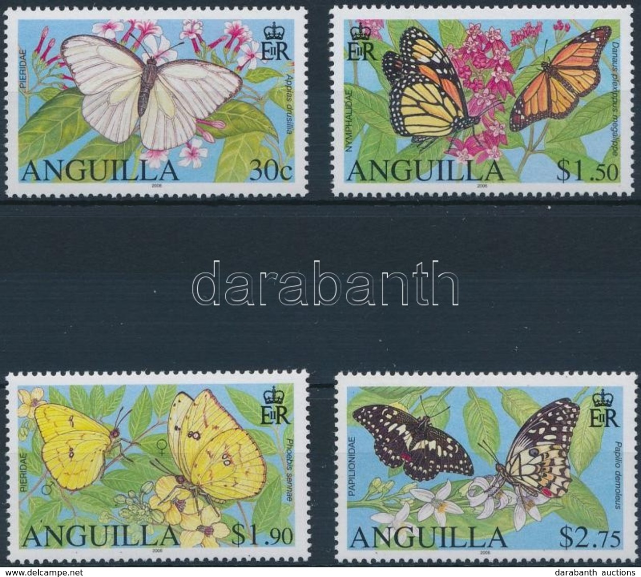 ** 2006 Lepke Sor,
Butterfly Set
Mi 1191-1194 - Other & Unclassified