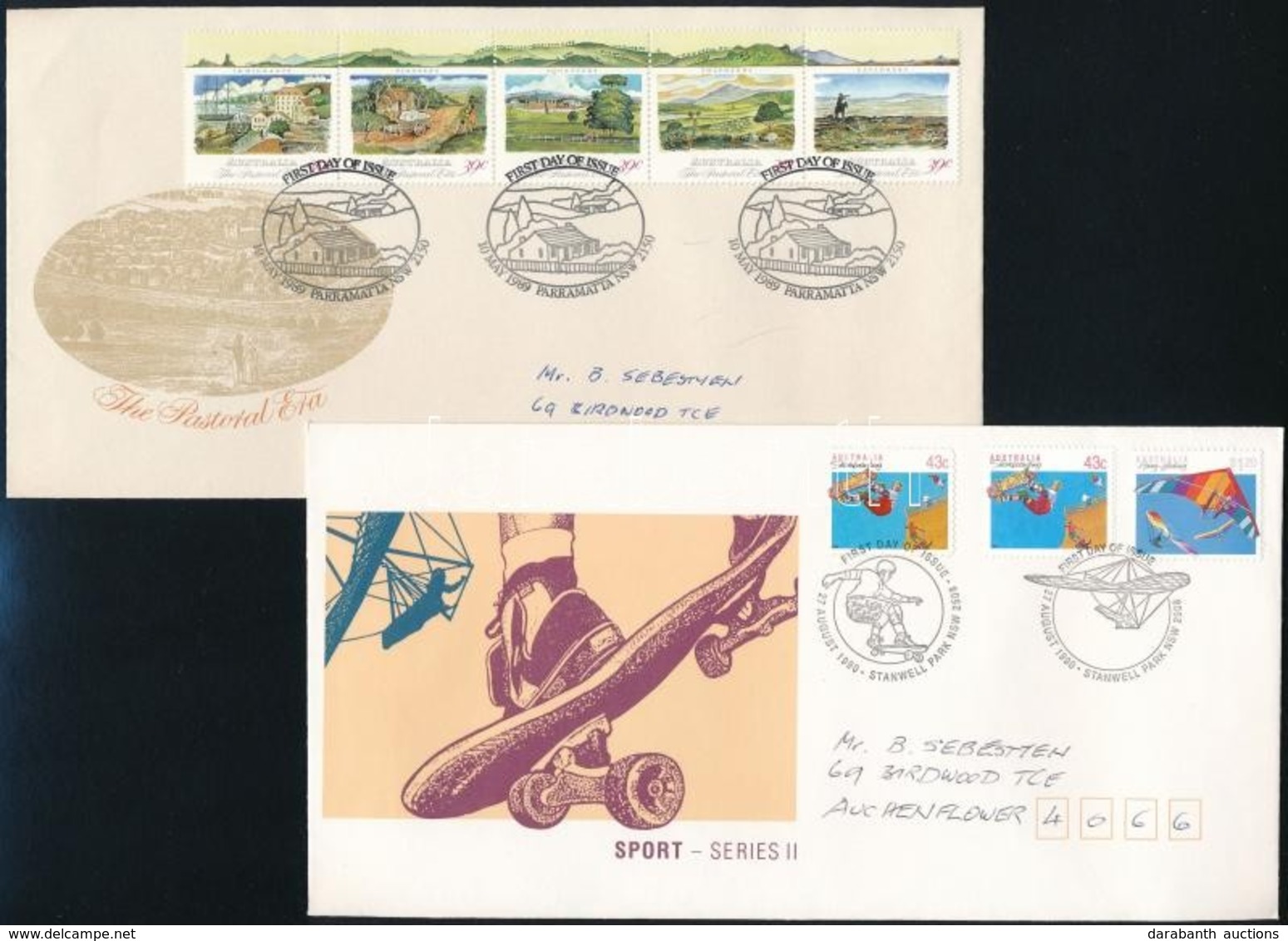 1989-1990 4 Klf FDC - Other & Unclassified