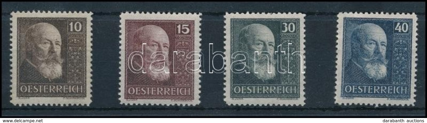 ** 1928 10 éves A Köztársaság Sor,
Republic Set
Mi 494-497 - Sonstige & Ohne Zuordnung