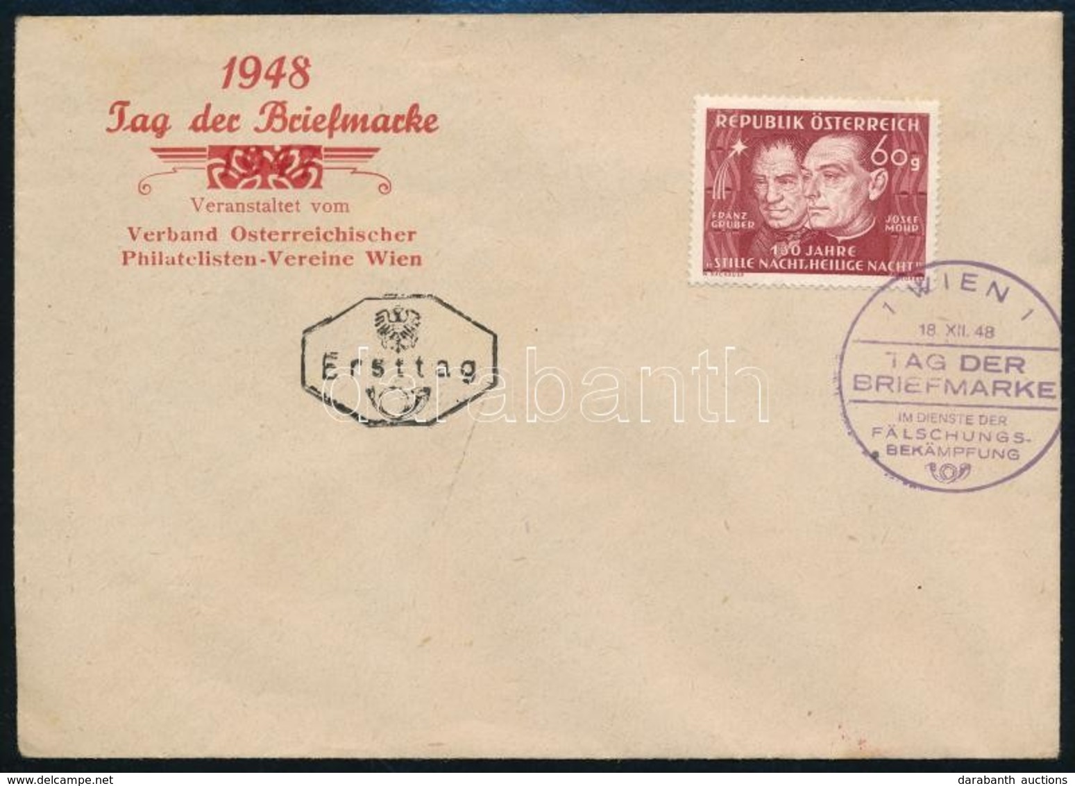 1948 Karácsony Mi 926 FDC - Other & Unclassified