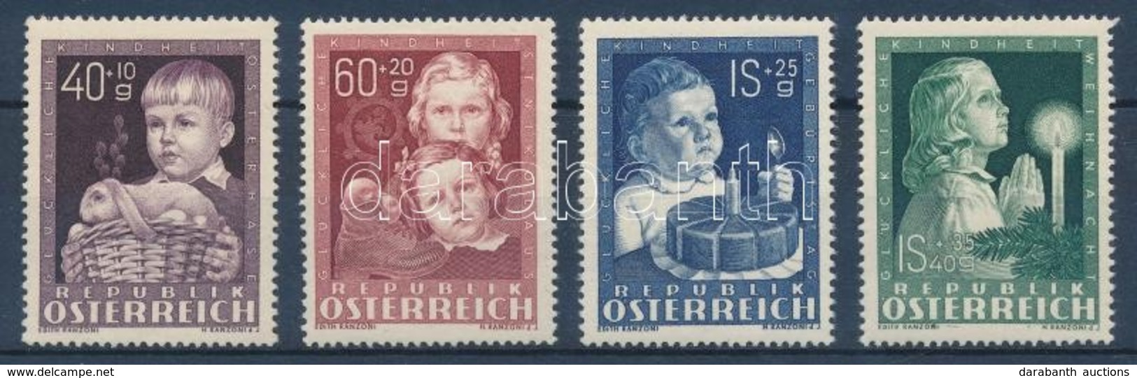 ** 1949 Gyermek Sor Mi 929-932 - Sonstige & Ohne Zuordnung