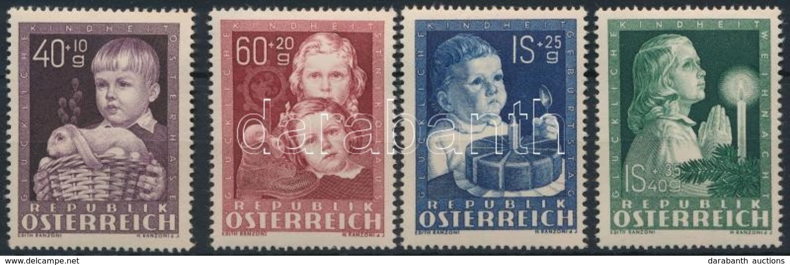 ** 1949 Gyermekekért Sor Mi 929-932 - Sonstige & Ohne Zuordnung