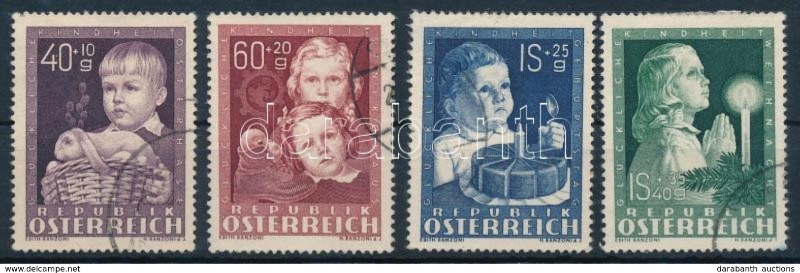 O 1949 Gyermekekért Sor Mi 929-932 - Other & Unclassified