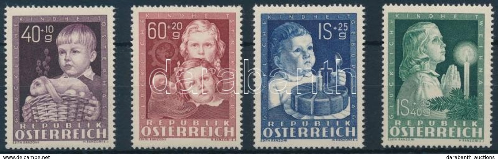 ** 1949 Gyermekekért Sor Mi 929-932 - Sonstige & Ohne Zuordnung