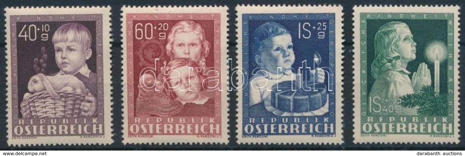 ** 1949 Gyermekerét Sor Mi 929-932 - Other & Unclassified