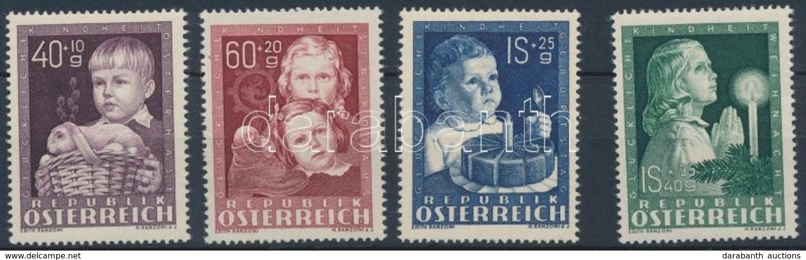 ** 1949 Gyermeksegély Sor Mi 929-932 - Other & Unclassified