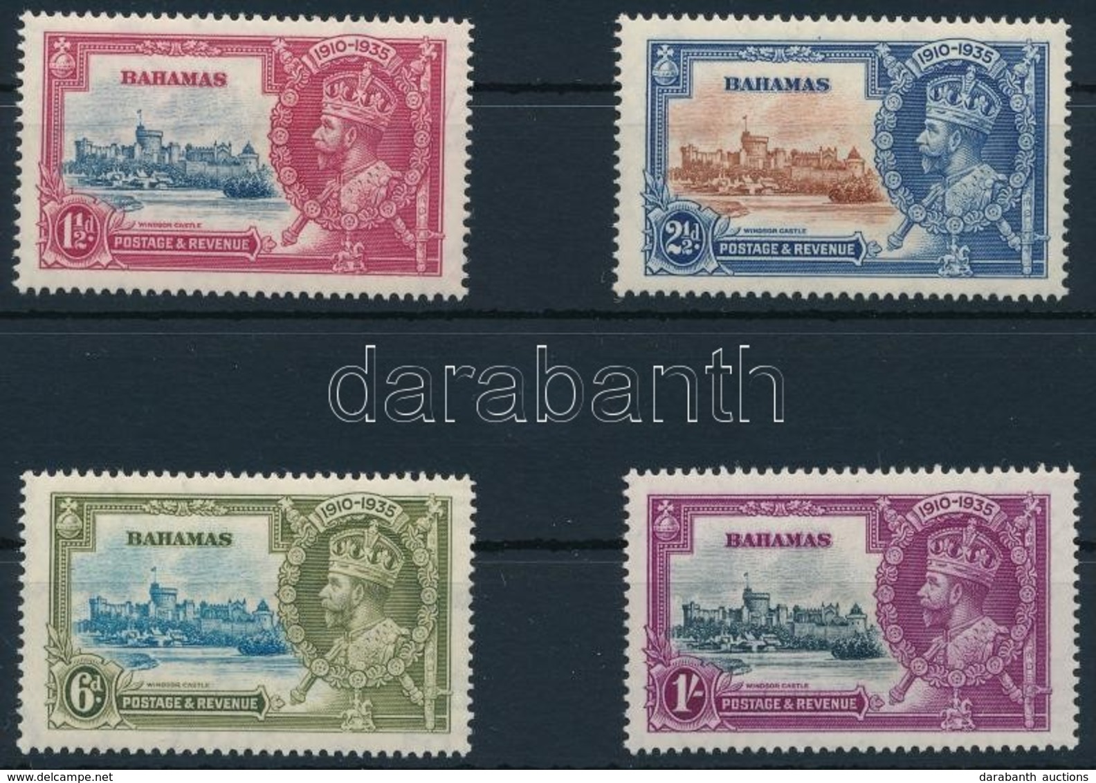 * 1935 V. György Jubileuma Sor,
George V's Jubilee Set
Mi 95-98 - Other & Unclassified