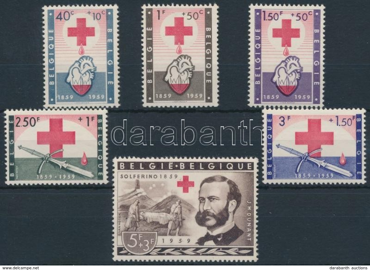** 1959 Vöröskereszt Sor Mi 1149-1154 (gumihibák) - Sonstige & Ohne Zuordnung