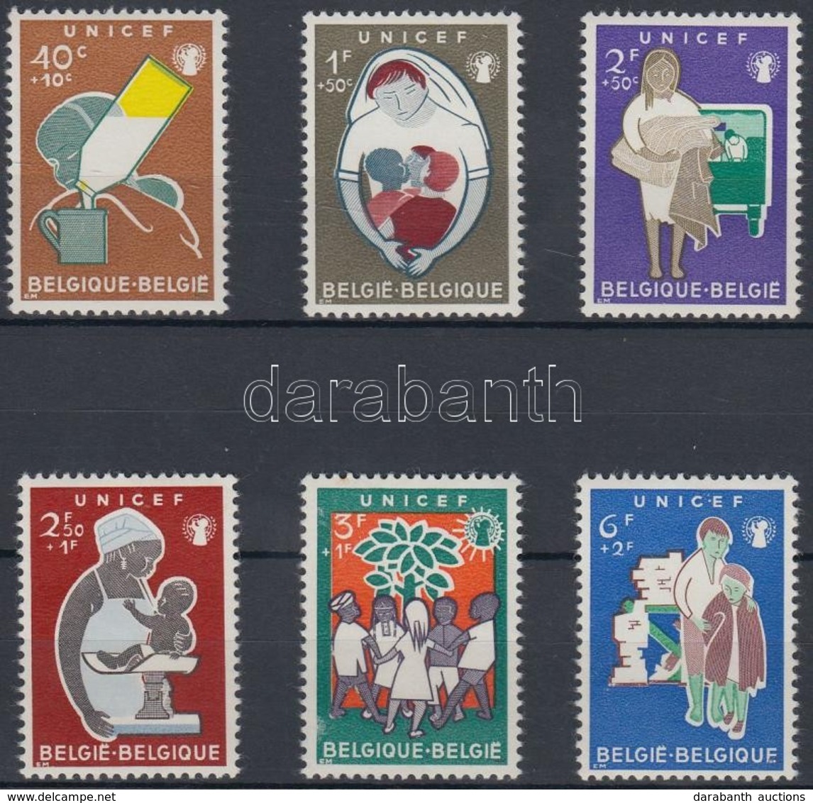 ** 1960 UNICEF Sor Mi 1212-1217 - Other & Unclassified