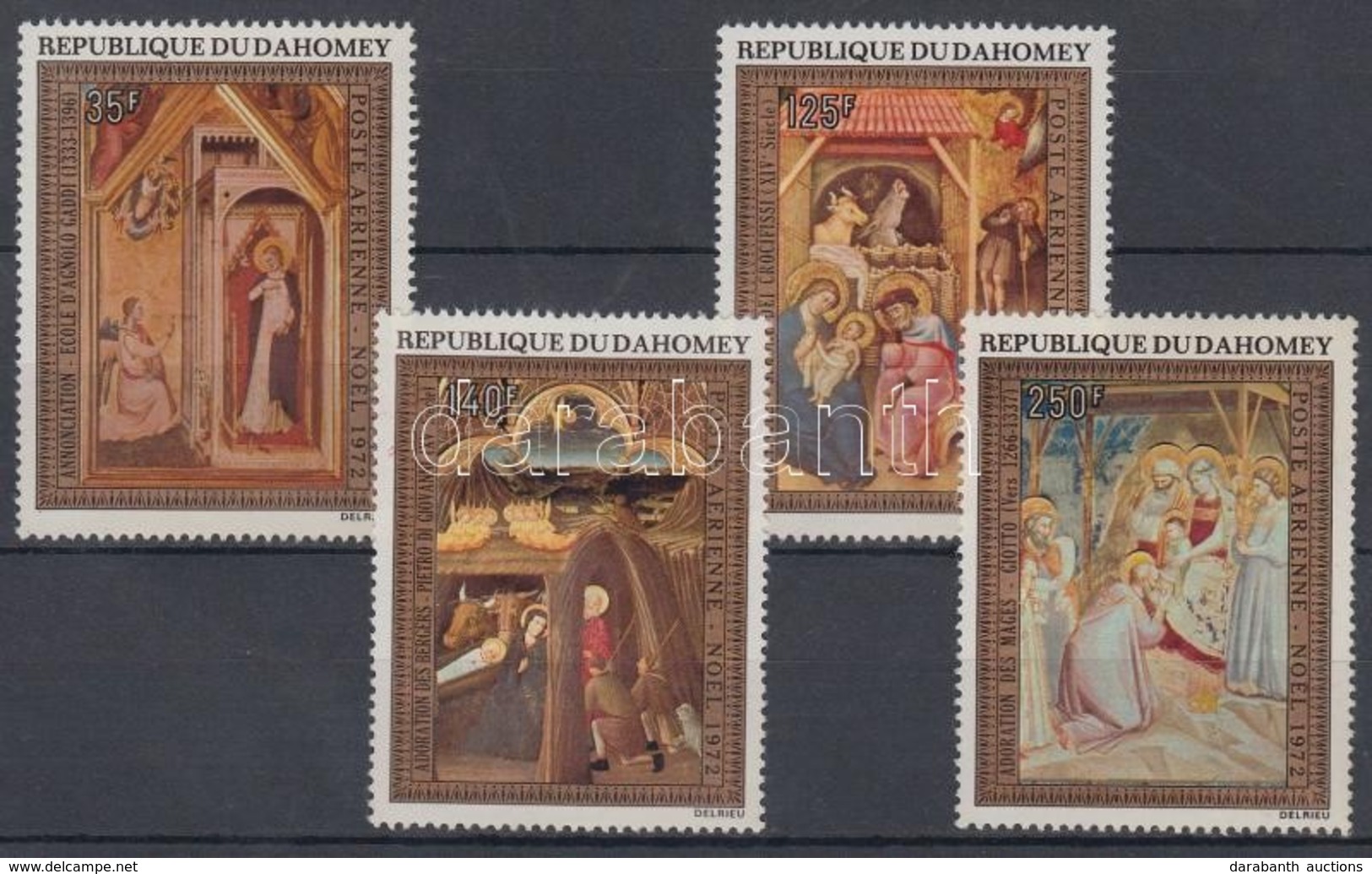 ** 1972 Karácsony, Festmények Sor Mi 505-508 - Other & Unclassified