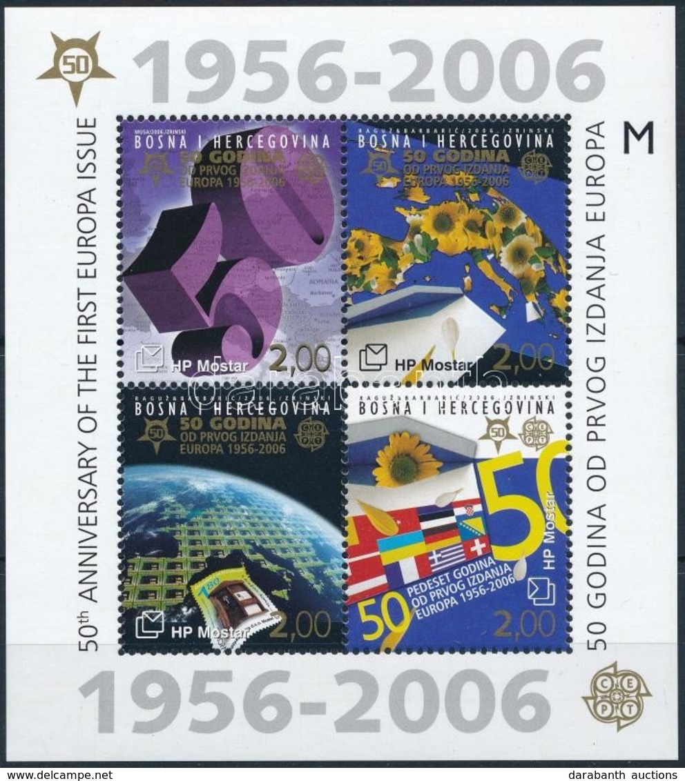 ** 2006 50 éves Az Europa CEPT Blokk,
Europa CEPT Block
Mi 7 - Sonstige & Ohne Zuordnung