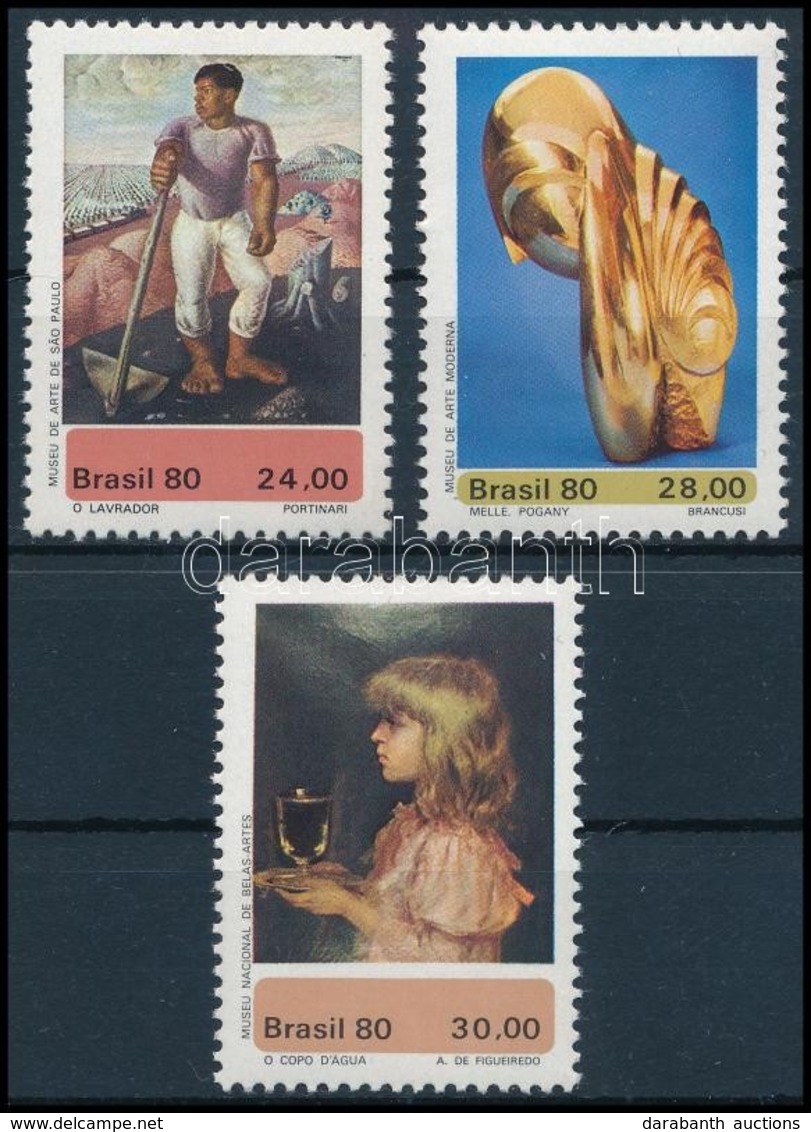 ** 1980 Művészet Sor,
Art Set
Mi 1765-1767 - Other & Unclassified