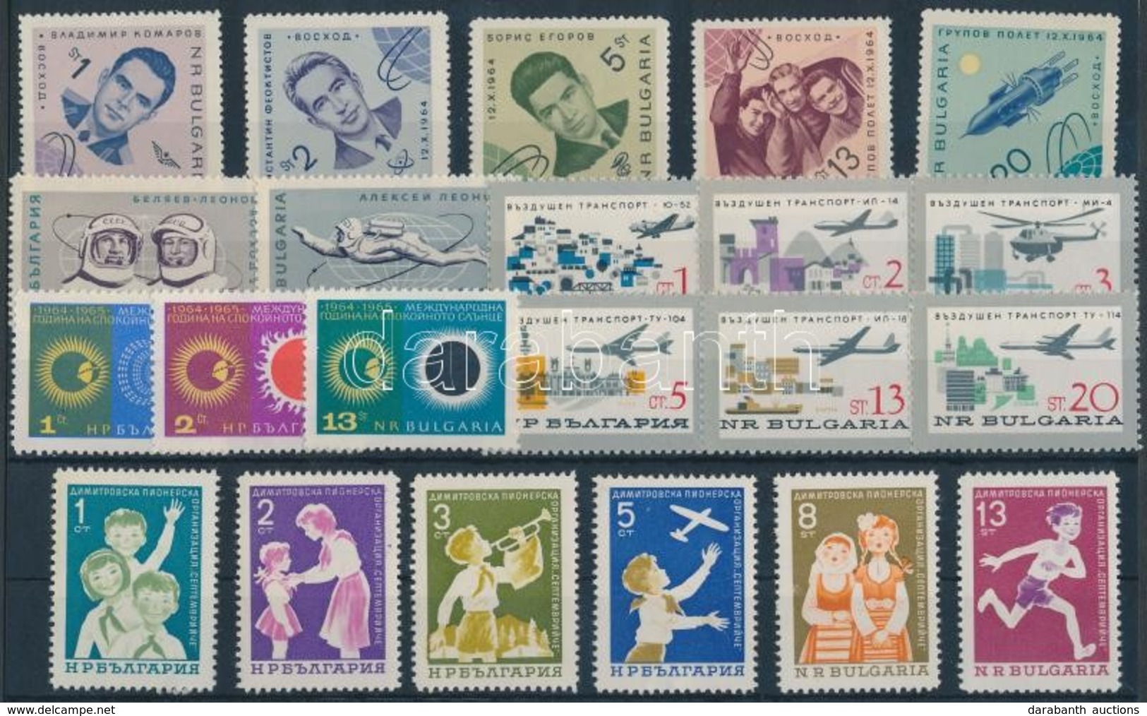 ** 1965 5 Klf Sor Mi 1512-1516, 1540-1541,1577-1582, 1583-1588, 1589-1591 - Other & Unclassified