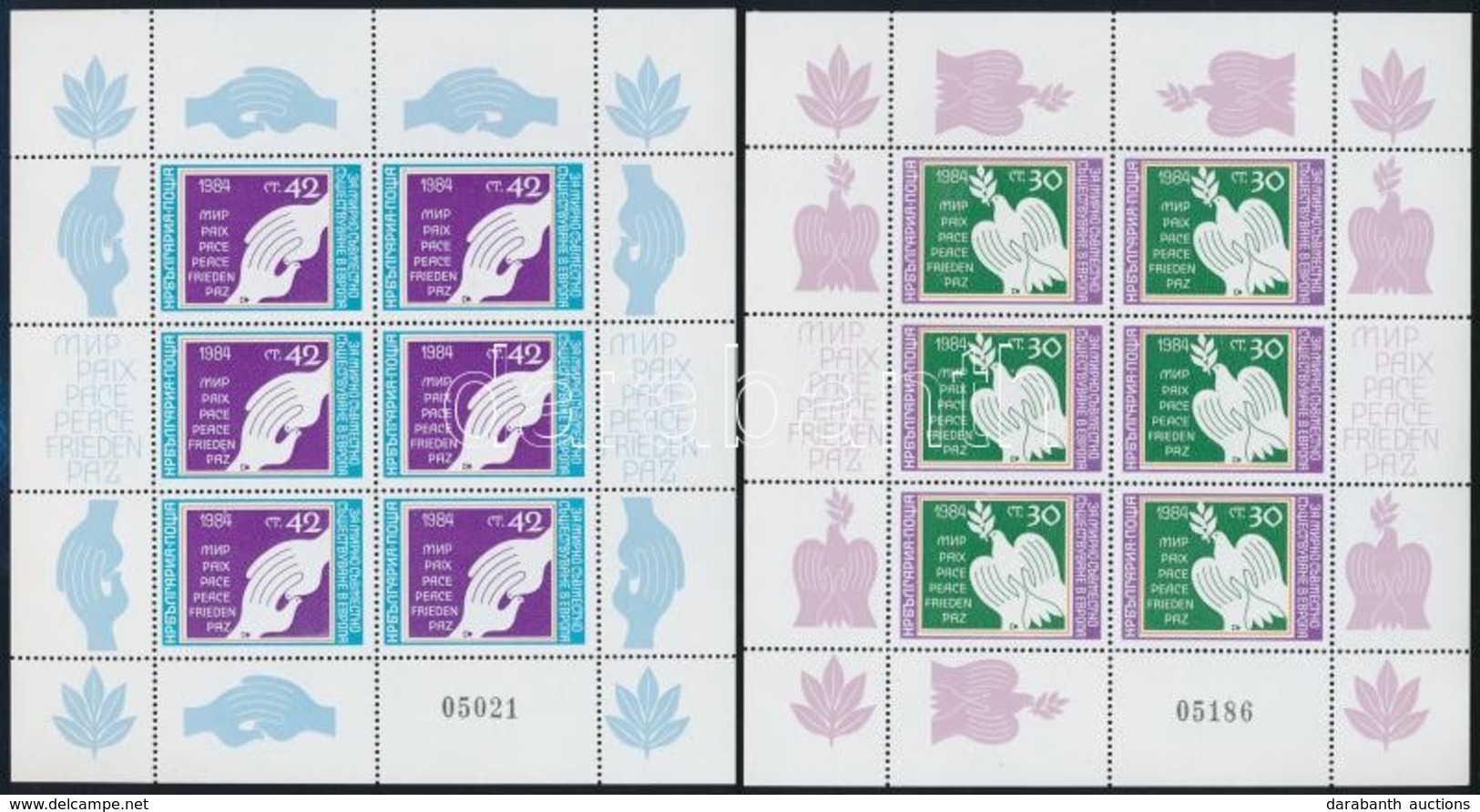 ** 1984 Konferencia, Stockholm Kisívsor,
Conference Minisheet Set
Mi 3241-3244 - Sonstige & Ohne Zuordnung