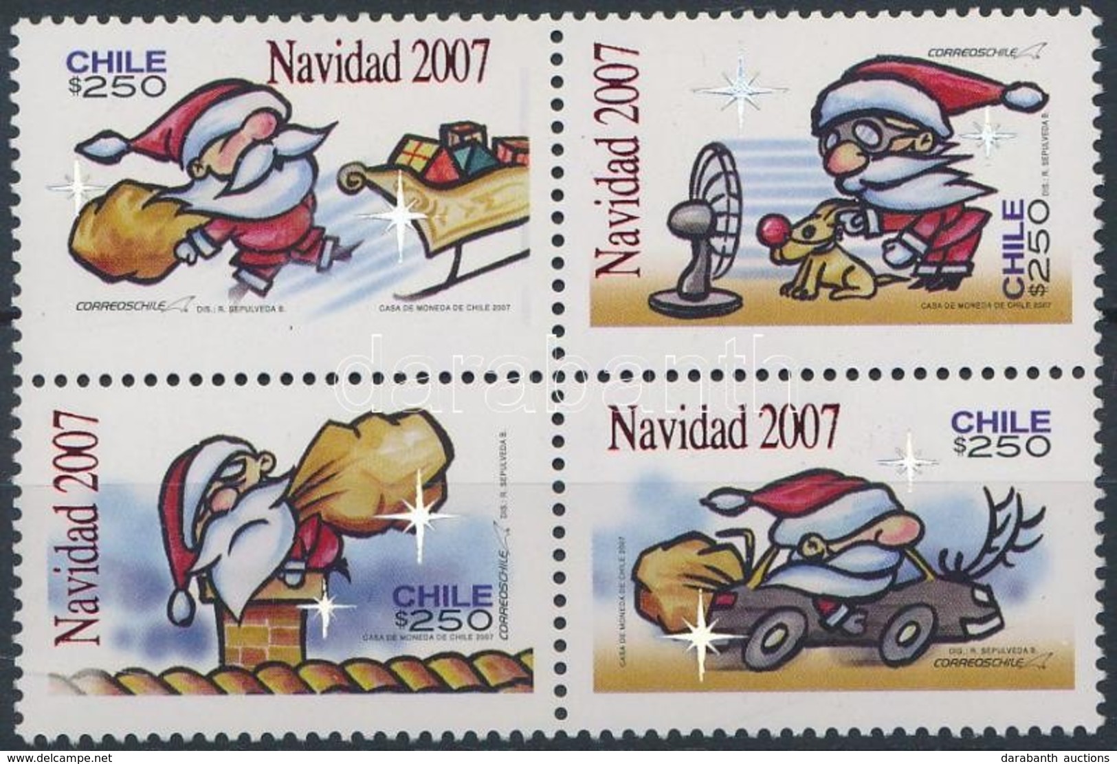 ** 2007 Karácsony Négyestömb Mi 2212-2215 - Other & Unclassified