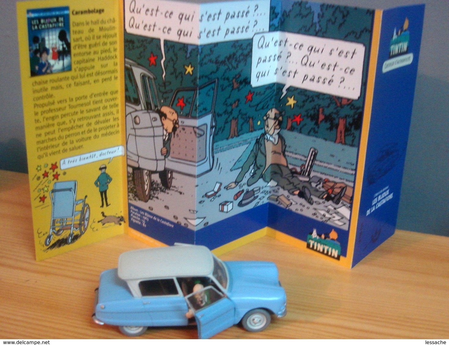 Voiture L'AMI 6 DU DOCTEUR, CTROEN AMI 6 DE 1961, 1/43 De Tintin Et Les Bijoux De La Castafiore, TINTIN - Kuifje