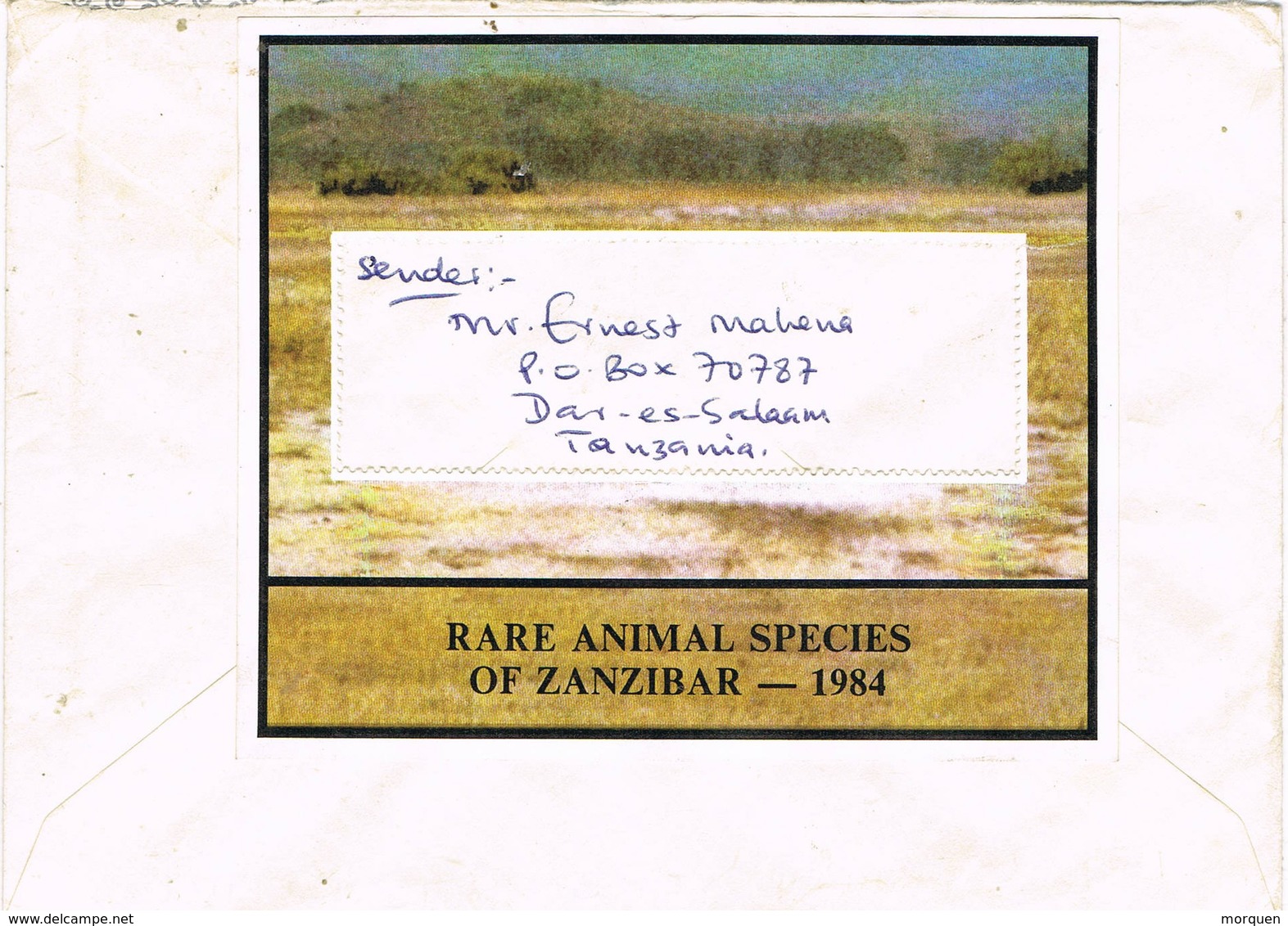 30778. Carta Entero Postal Aerea DAR ES SALAAM (Tanzania) 1984 - Tanzania (1964-...)