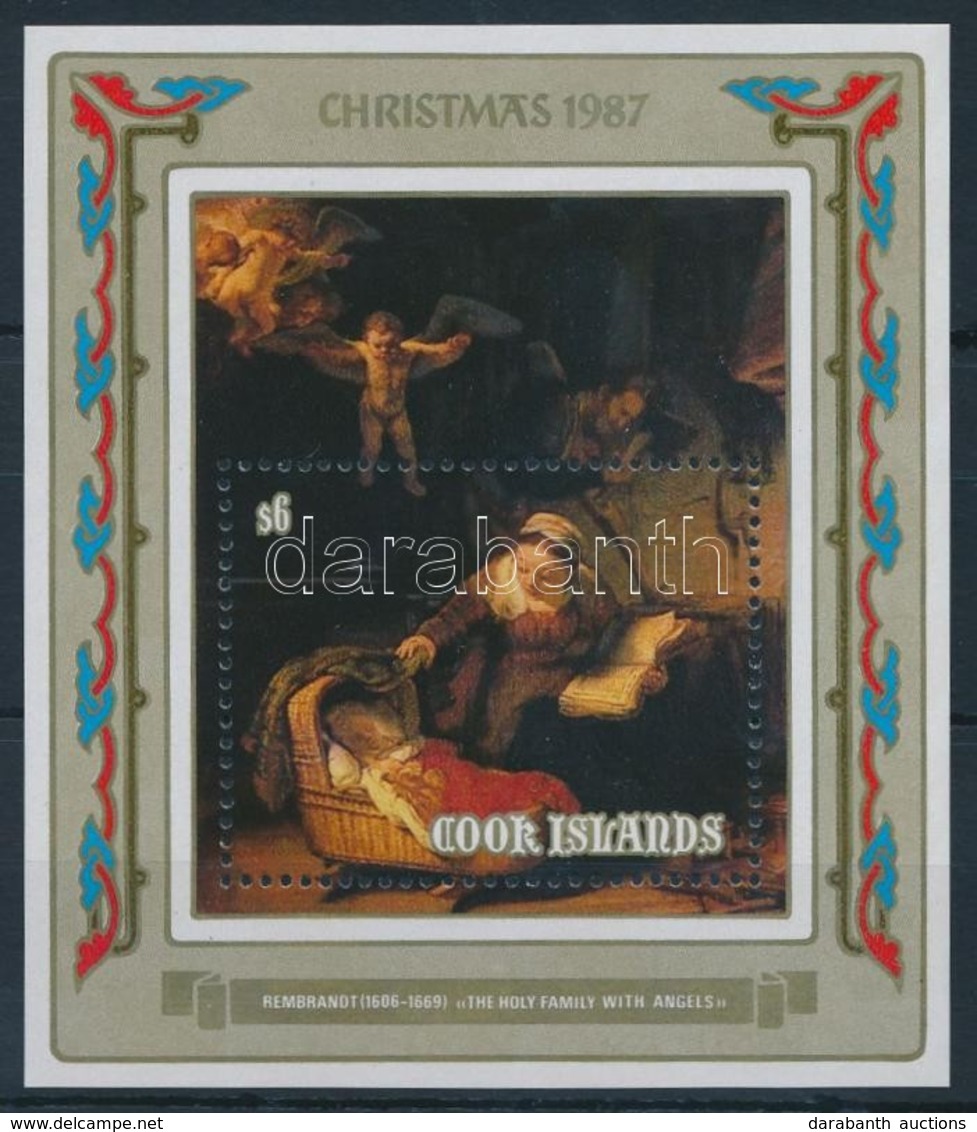 ** 1987 Karácsony, Rembrandt Festmények Blokk Mi 184 - Sonstige & Ohne Zuordnung