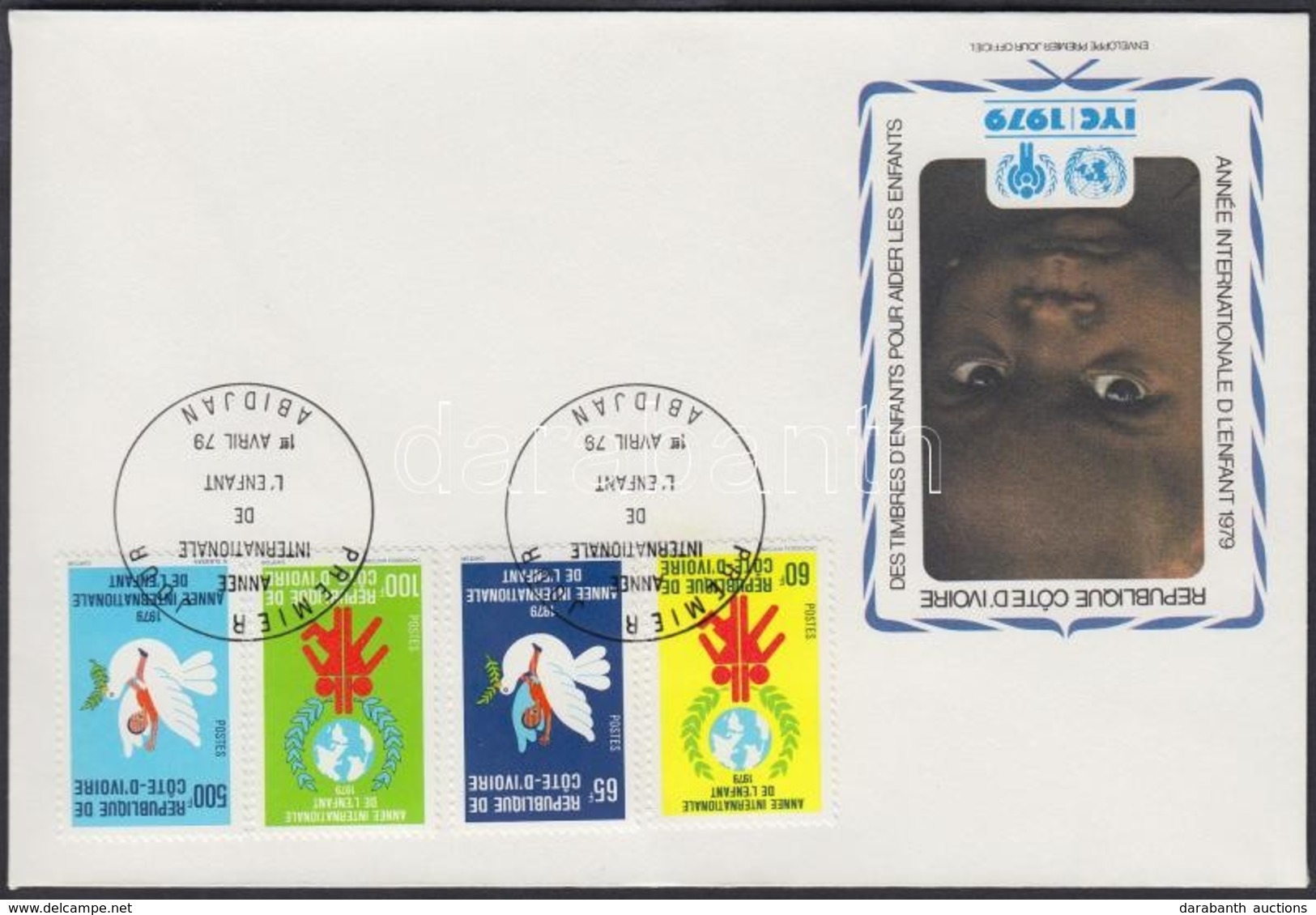 1979 Nemzetközi Gyermekév Sor Mi 587-590 FDC - Sonstige & Ohne Zuordnung