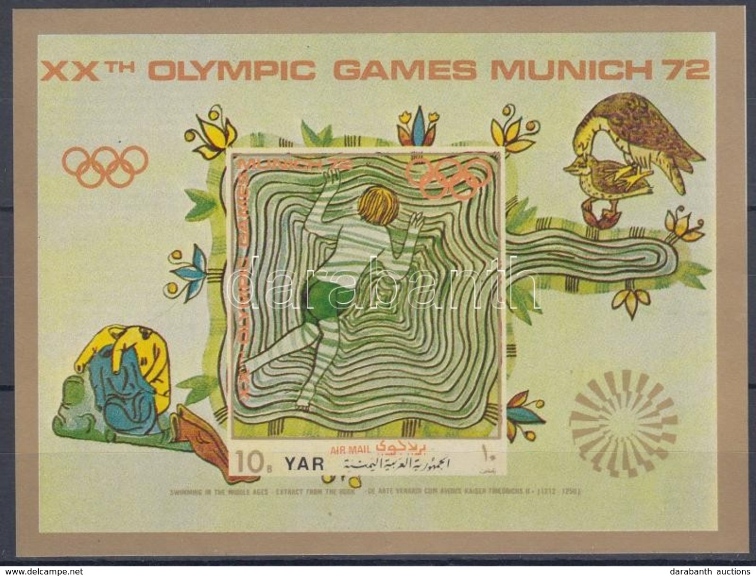 ** 1971 Müncheni Olimpia Blokk Mi 164 - Sonstige & Ohne Zuordnung