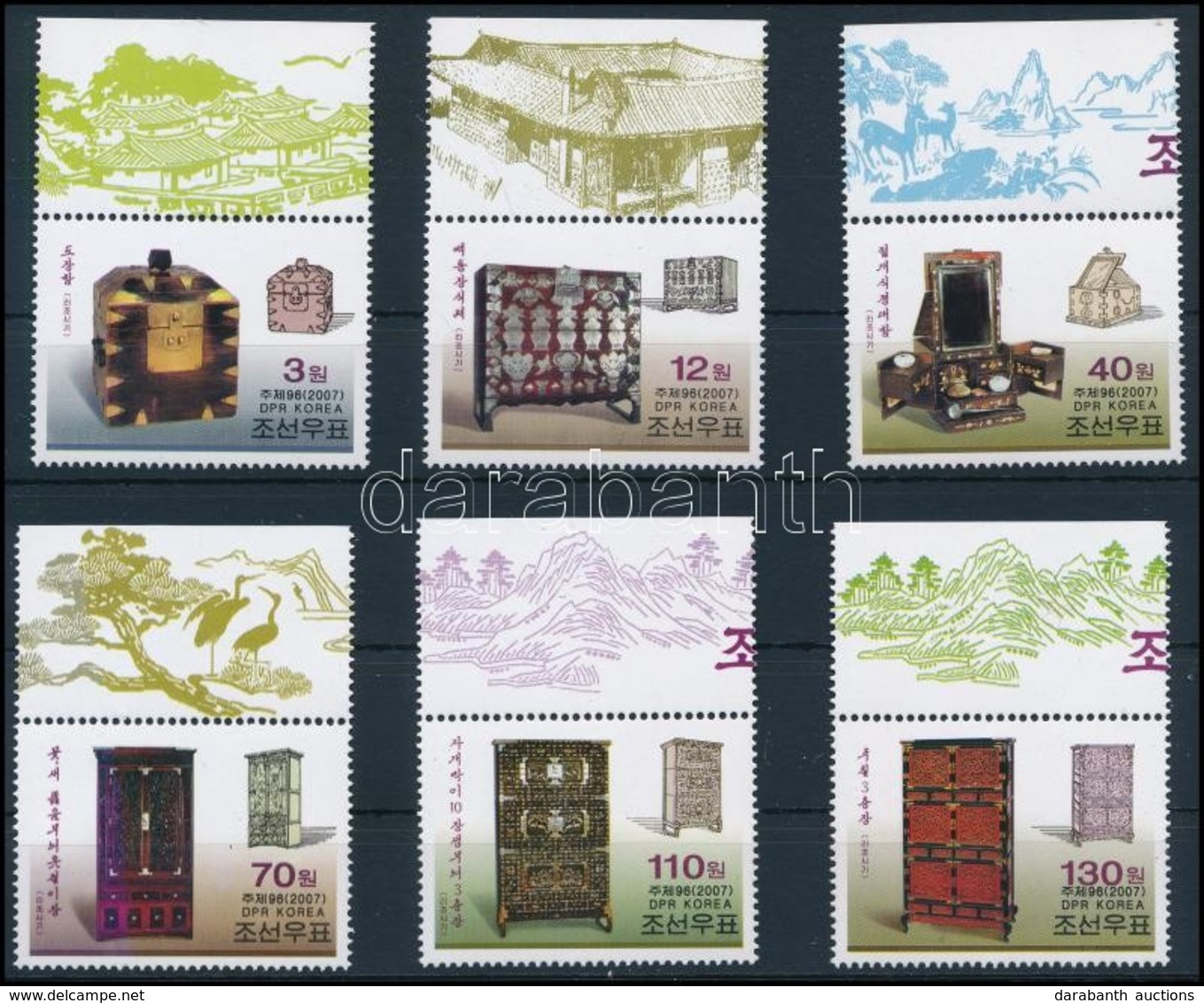 ** 2007 Bútor Sor,
Furniture Set
Mi 5262-5267 - Sonstige & Ohne Zuordnung