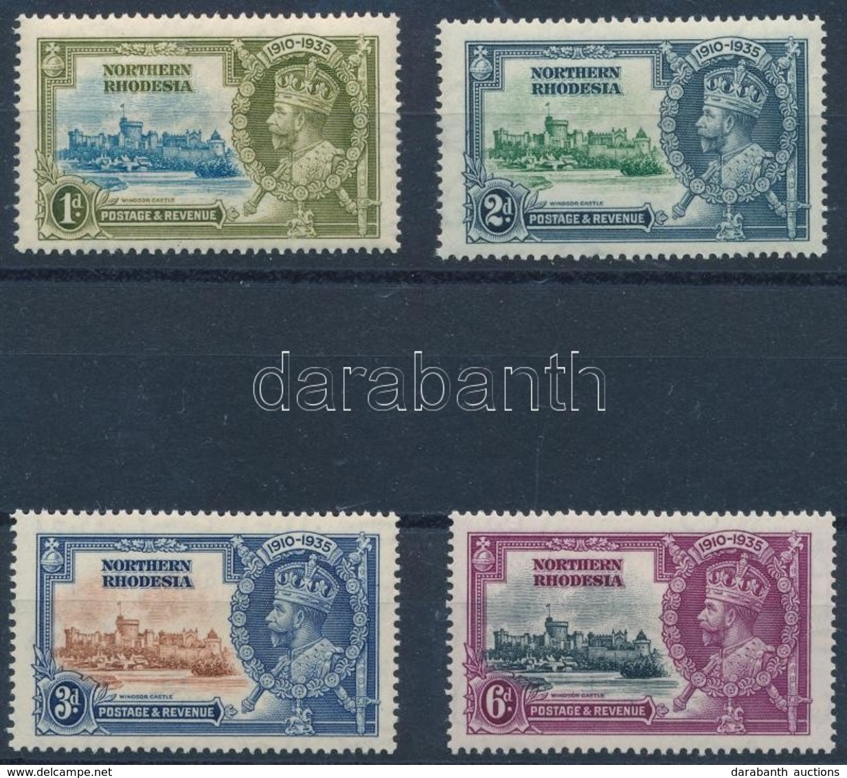 * 1935 V. György Jubileuma Sor,
Georg V. Set
Mi 18-21 - Other & Unclassified