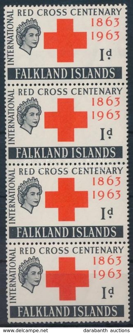 ** 1963 Nemzetközi Vöröskereszt Centenárium Négyescsík Mi 142 - Other & Unclassified