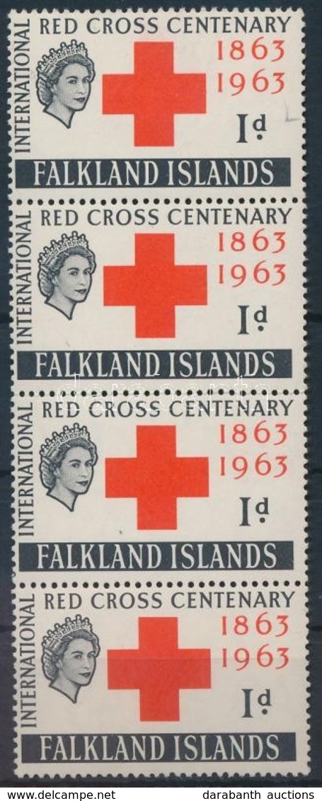 ** 1963 Nemzetközi Vöröskereszt Centenárium Négyescsík Mi 142 - Sonstige & Ohne Zuordnung