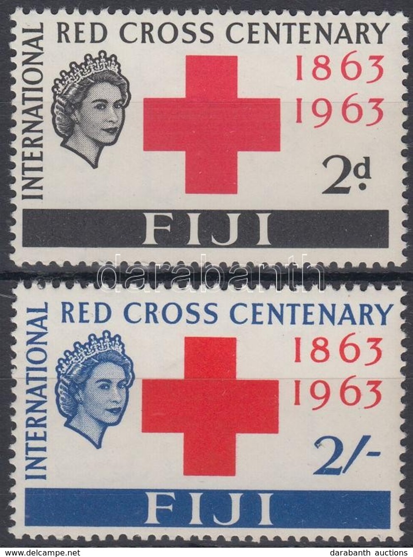 ** 1963 100 éves A Vöröskereszt Sor Mi 175-176 - Other & Unclassified