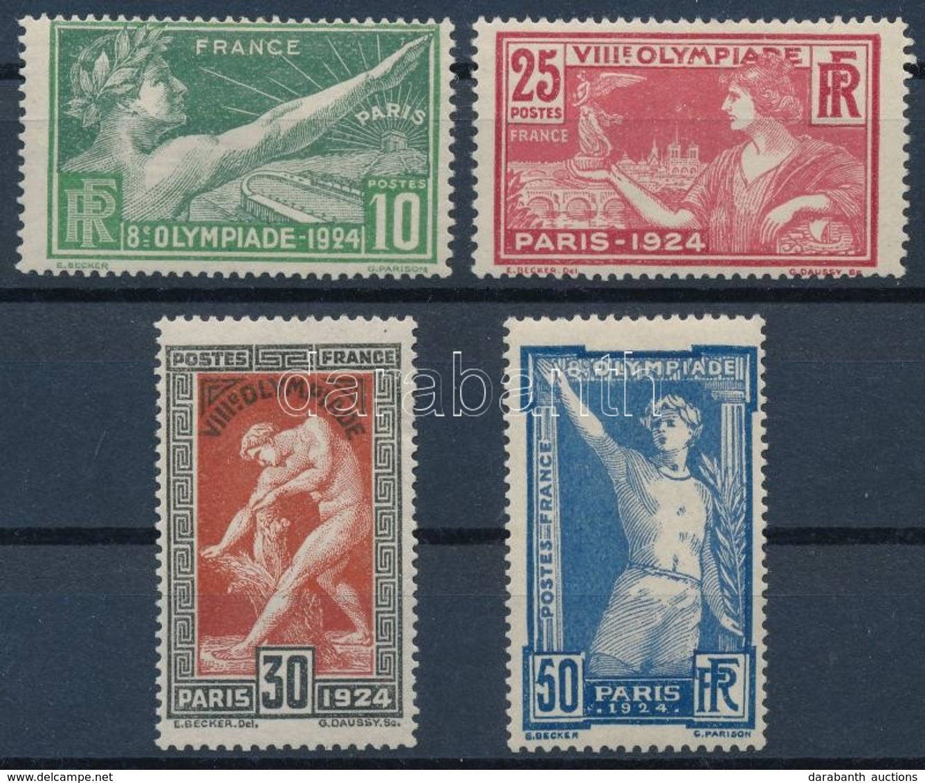 ** * 1924 Olimpia Párizs Mi 169-172 (csak A Záróérték Postatiszta) (** Mi EUR 75.-) - Other & Unclassified