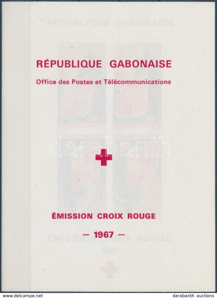 ** 1967 Vöröskereszt Blokksor Mi 6-7 Eredeti Borítójában - Otros & Sin Clasificación