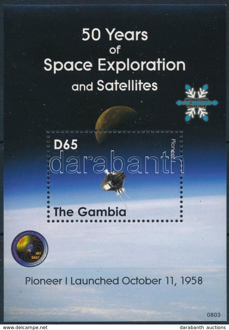 ** 2008 Űrkutatás Blokk,
Space Exploration Block
Mi 768 - Other & Unclassified