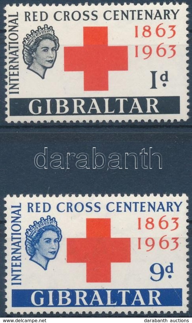 ** 1963 100 éves A Nemzetközi Vöröskereszt Sor Mi 164-165 - Other & Unclassified