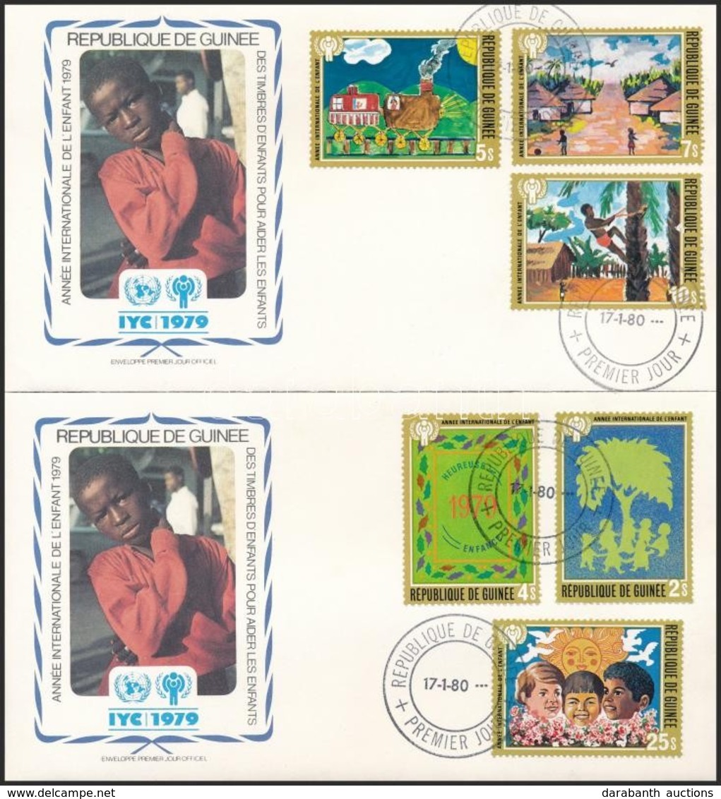 1979 Nemzetközi Gyermekév Sor Mi 865-870 FDC-n - Other & Unclassified