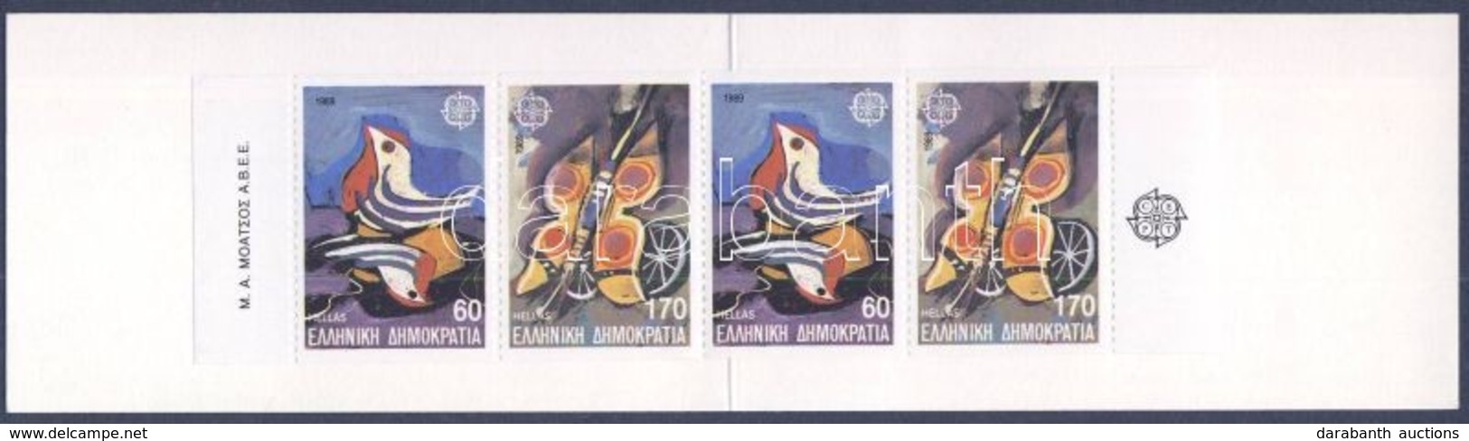 ** 1989 Europa CEPT Bélyegfüzet Mi 12 - Other & Unclassified